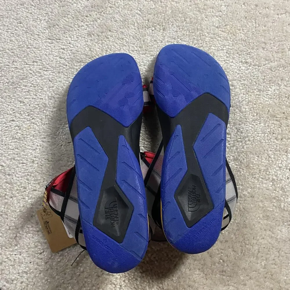 The North Face Sandals Mens 13 Red Black Skeena Sportsandal Hook Loop Strap